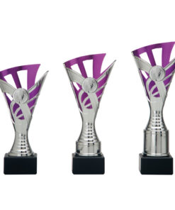 Alternative view of Kleine budgetbeker met zilver en paars